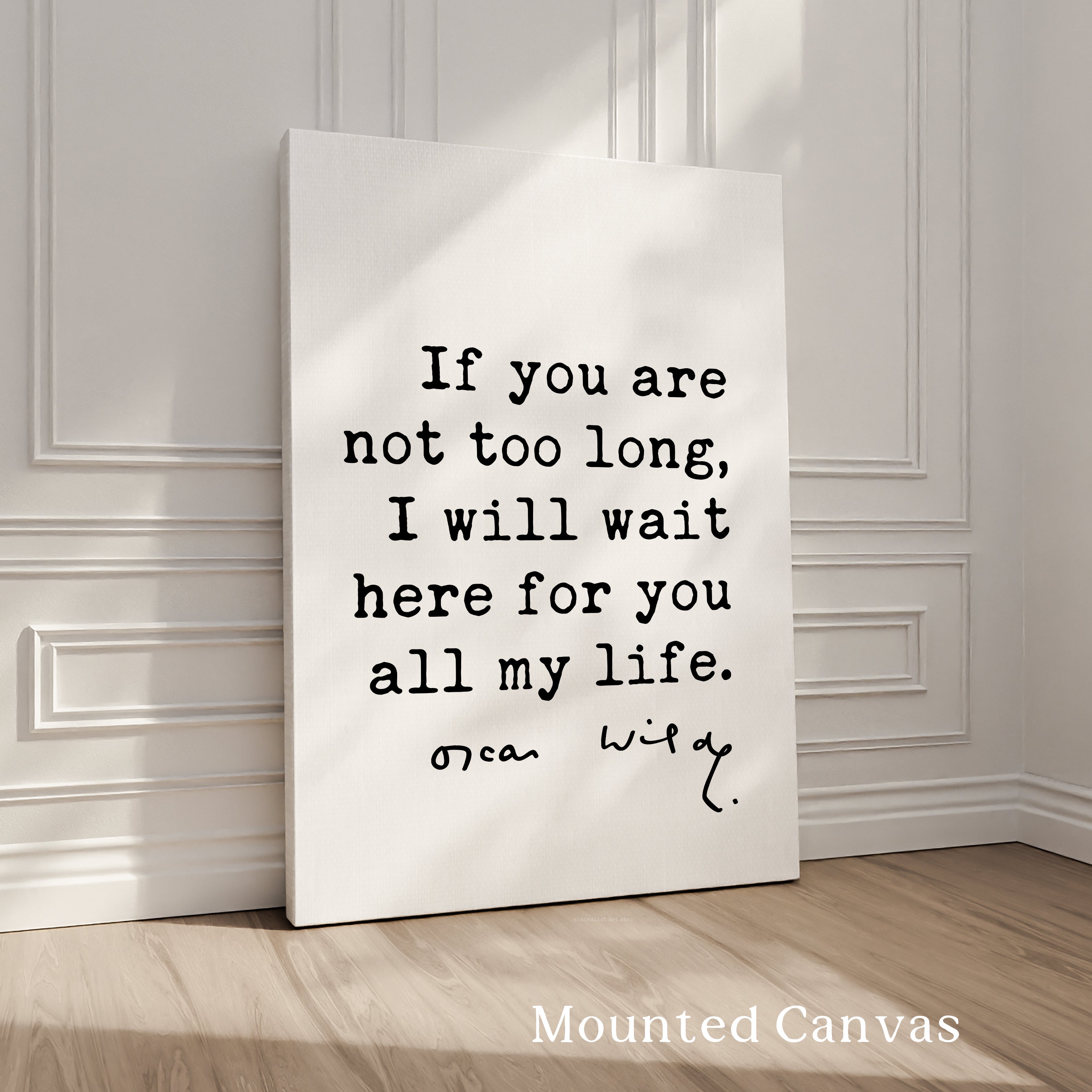 Mounted Canvas