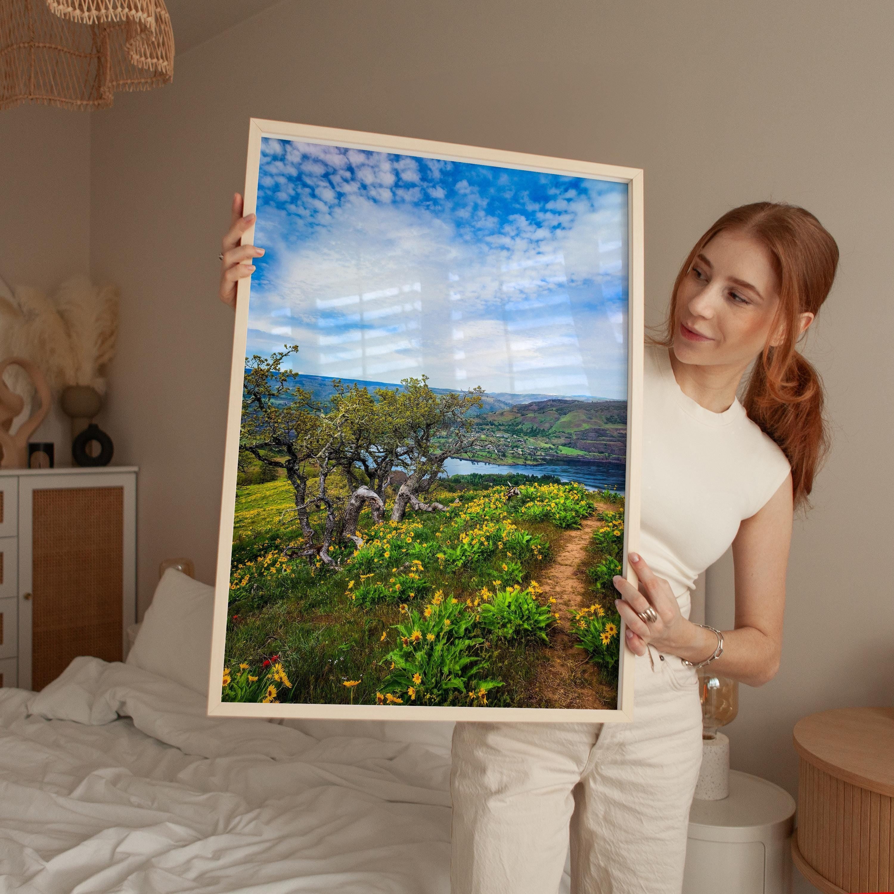Oregon Landscape Photography Print, Tom McCall Point Trail Wall Art, Columbia River Gorge, PNW Nature Photo by Jessie Dysart