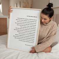 In the Seven Woods - William Butler Yeats Poem Typography Art Print (1903)