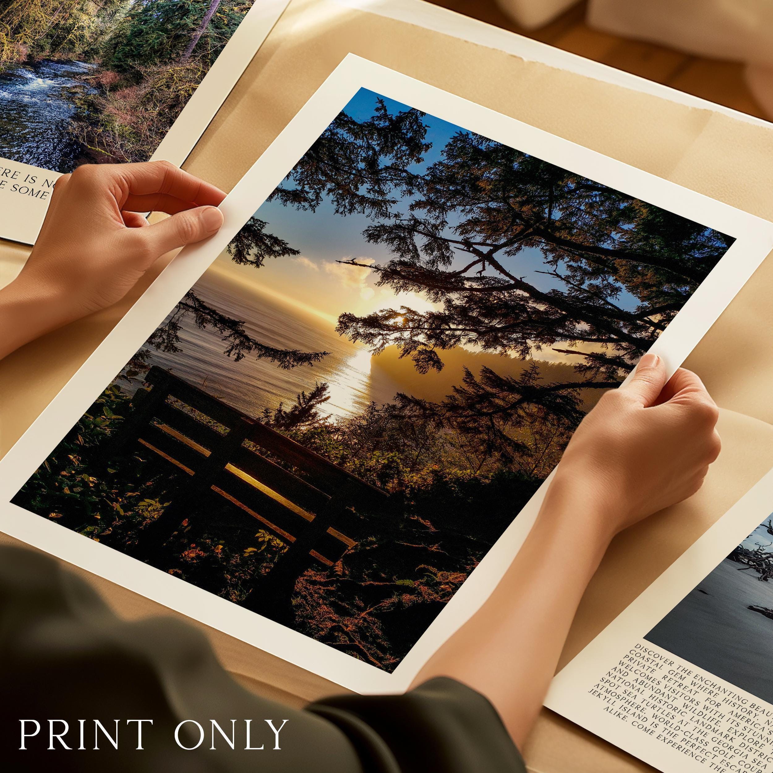 Oregon Coast Sunset Print by Jessie Dysart, Pacific Northwest Landscape Photography