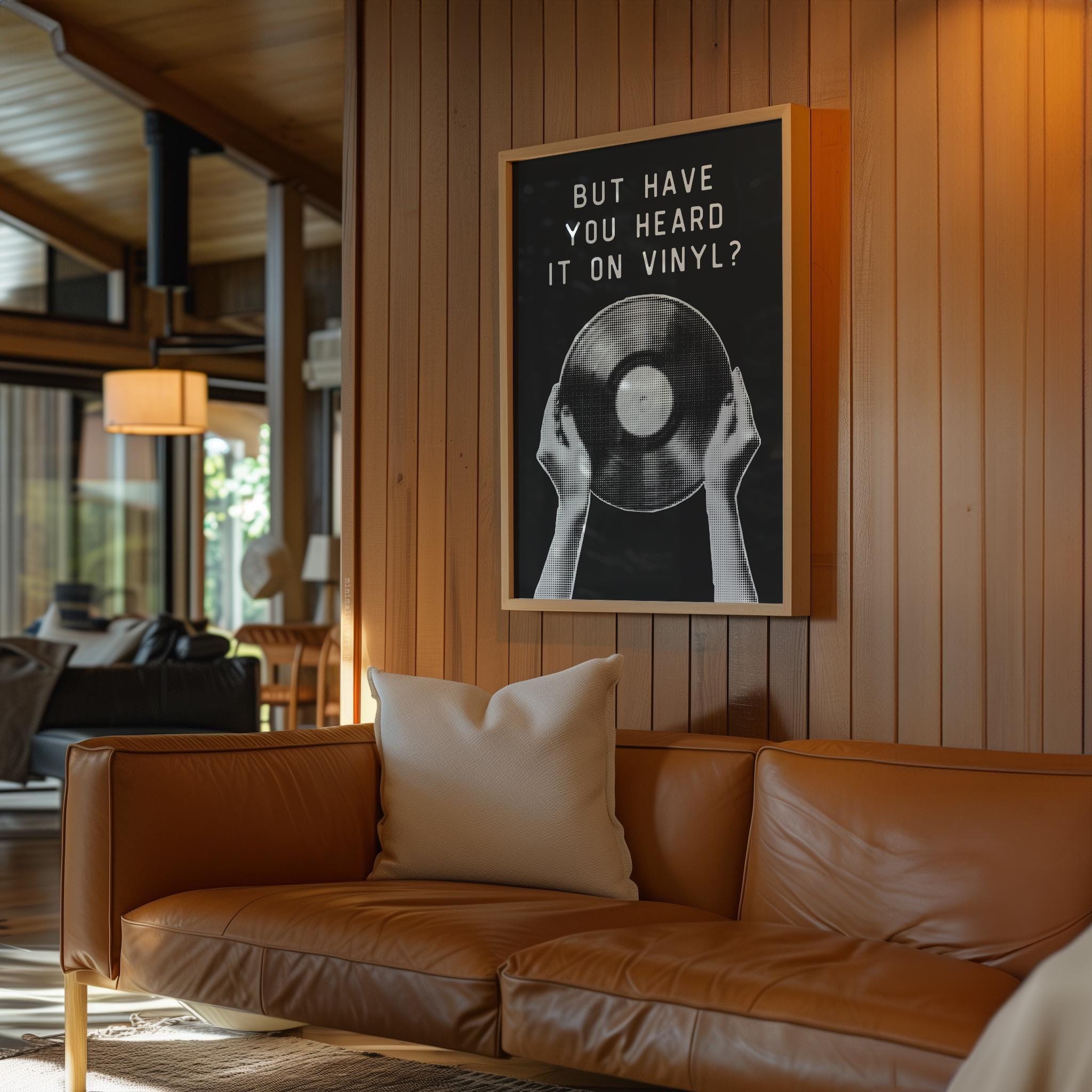 But Have You Heard It on Vinyl Print, Record Wall Art, Retro Collector Gift
