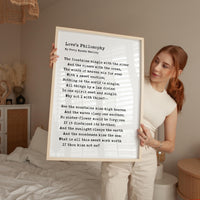 Love’s Philosophy Poem by Percy Bysshe Shelley • Typography Art Print • Love • Romance (1819)