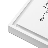 I Wandered Lonely as a Cloud Poem by William Wordsworth Framed Canvas Art (1804)