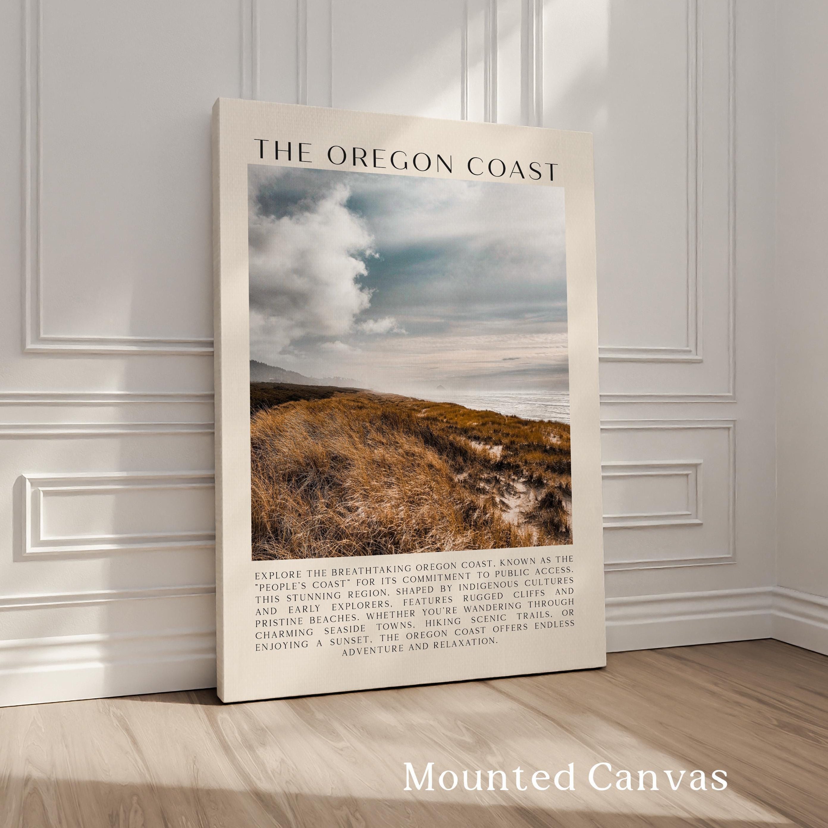 The Oregon Coast Typography Art Print • Sitka Sedge • Cape Kiwanda • Photo • Travel • The People's Coast