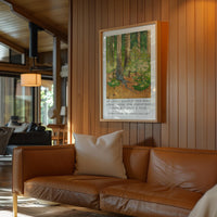 Vintage Art Print – “At Christmas Play and Make Good Cheer” – 1898 Wenckebach Forest Painting