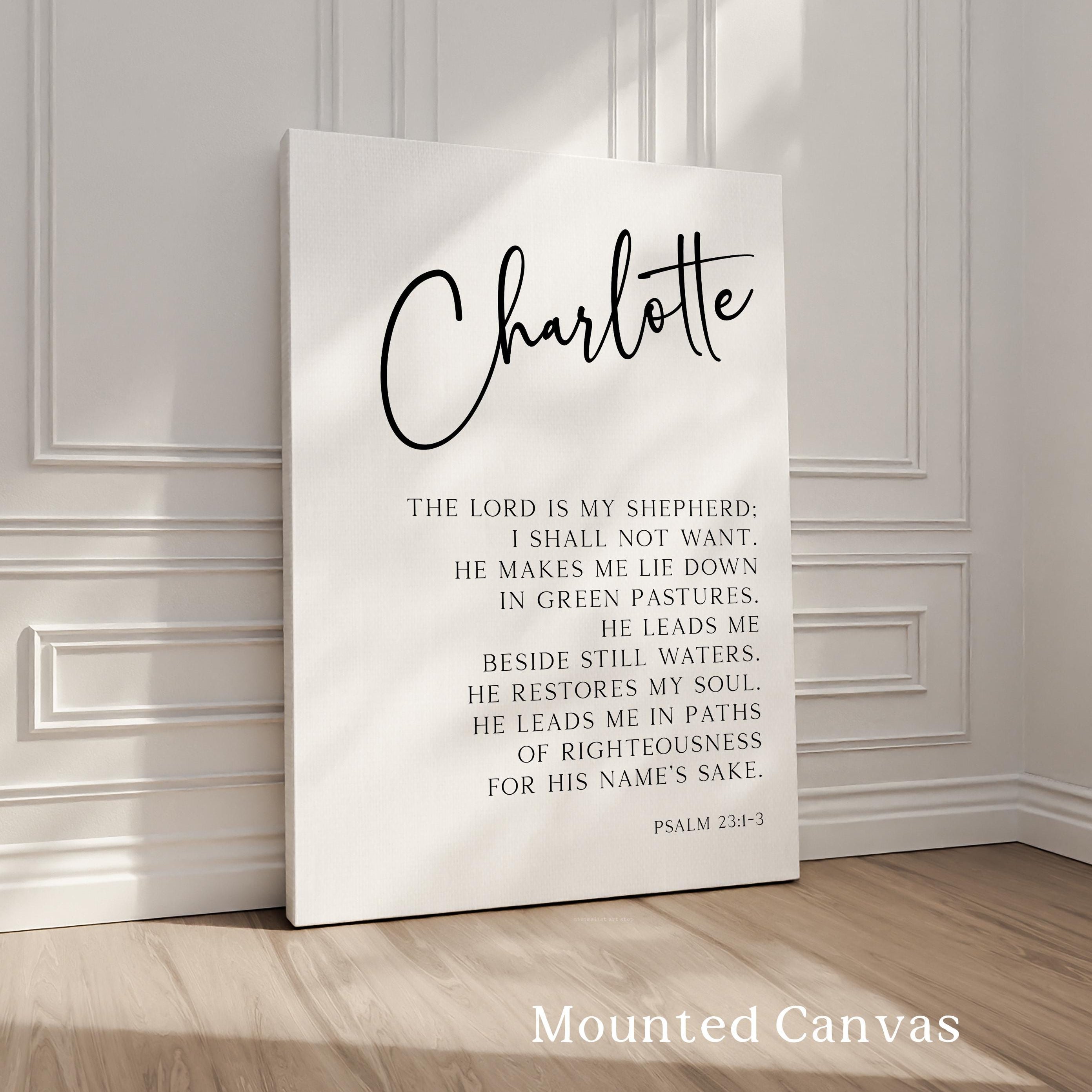 Mounted Canvas