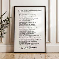 Kahlil Gibran Poem On Children Art Print, Literature Decor, The Prophet