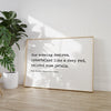 Our morning desires, intertwined like a deep red, painted rose petals. ,  Haiku Poem - Typography Art Print - Love - Anniversary