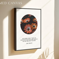 Emily Bronte Quote, Romantic Typography Wall Art Print, Wuthering Heights, Love Decor