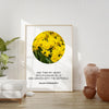 William Wordsworth Daffodils Poem - I Wandered Lonely as a Cloud Art Print - Daffodils Photo - Inspirational Poem - Poetry Wall Art Print