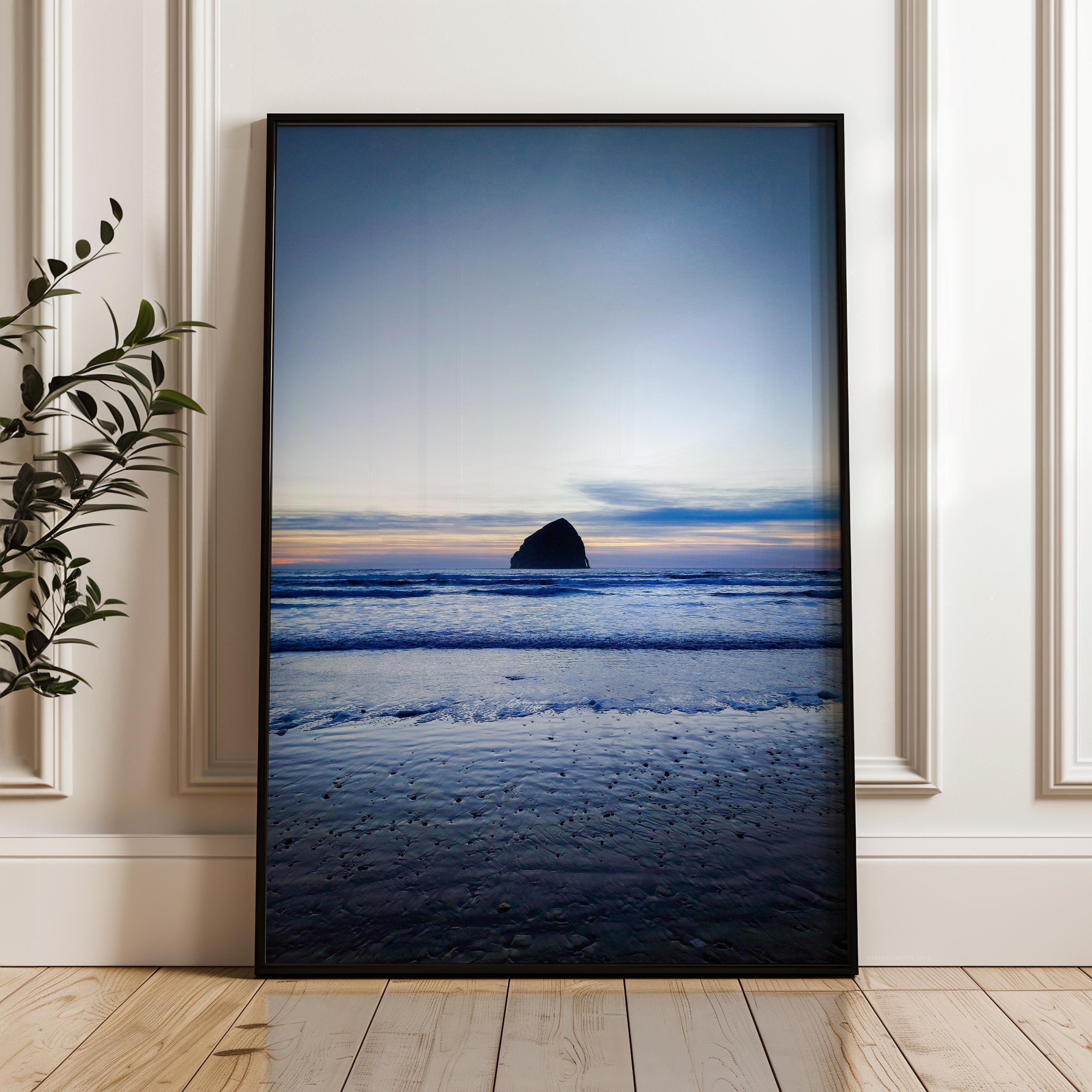 Oregon Coast Wall Art,  Cape Kiwanda Pacific City Sunset Photography Print,  Coastal Beach Ocean Seascape Fine Art by Jessie Dysart