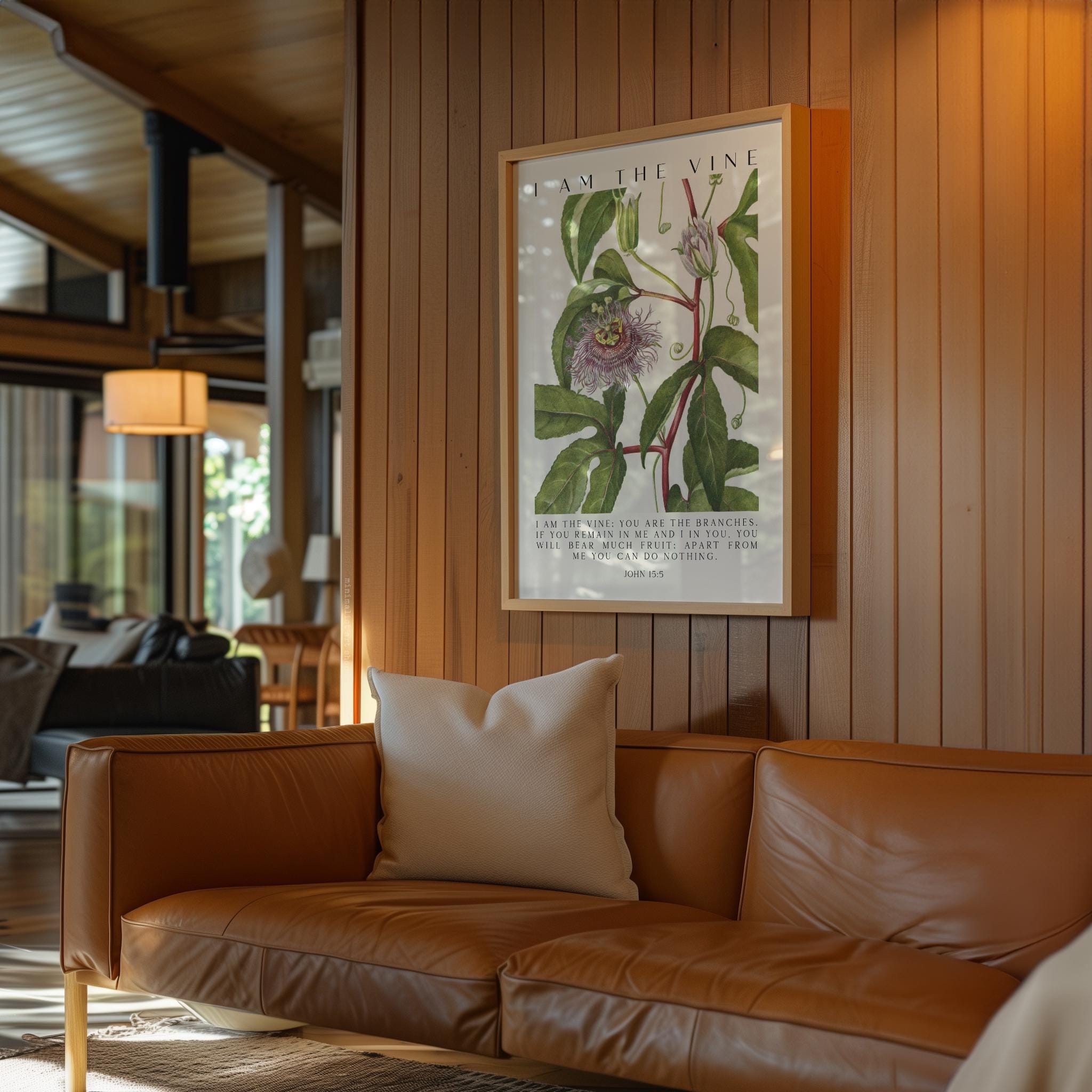 I Am The Vine • You Are the Branches • Mary Walcott Maypop •  John 15:5 • Art Print