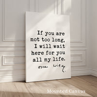Mounted Canvas