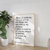 Jane Austen Quote,  There is nothing I would not do for my friends. I have no notion of loving people by halves... Typography Art (1817)