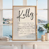 Jeremiah 29:11 Wall Art,  For I Know The Plans - Personalized Inspirational Quote