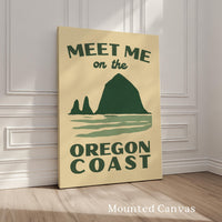 Meet Me on the Oregon Coast Print, Wall Art, Pacific Northwest Decor, Coastal Travel