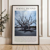 Jekyll Island, Georgia Typography Art Print,  Driftwood Beach,  Photo,  Travel