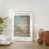 Psalm 19:1 The heavens declare the glory of God. Typography Art Print,  Typography - Christian - Scripture - Cloud Study John Constable
