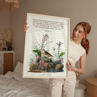 Are not five sparrows sold for two cents? Yet not one of them is forgotten before God. Luke 12:6-7 Art Print with Yellow-winged Sparrow