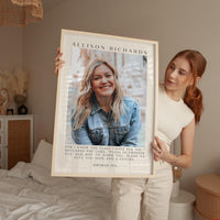 Personalized Jeremiah 29:11 Photo with Name Print, For I Know The Plans, Christian Art
