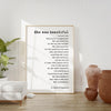 She was beautiful But Not Like Those Girls in Magazines by F. Scott Fitzgerald Quote Typography Print - Wall Decor - Minimalist Decor