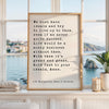 L.M. Montgomery Anne of Avonlea Quote Print, Hold Fast to Your Ideals, Literary Art