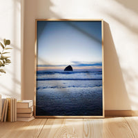 Oregon Coast Wall Art,  Cape Kiwanda Pacific City Sunset Photography Print,  Coastal Beach Ocean Seascape Fine Art by Jessie Dysart