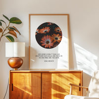 Emily Bronte Quote, Romantic Typography Wall Art Print, Wuthering Heights, Love Decor