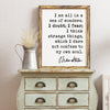 Bram Stoker Dracula Quote Art Print,  I am all in a sea of wonders. I doubt; I fear;,  Life quotes, Book Quotes,  1897