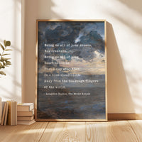 The Dream Keeper by Langston Hughes • Typography Art Print • Inspirational (1926)