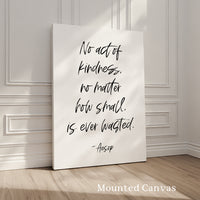 Mounted Canvas