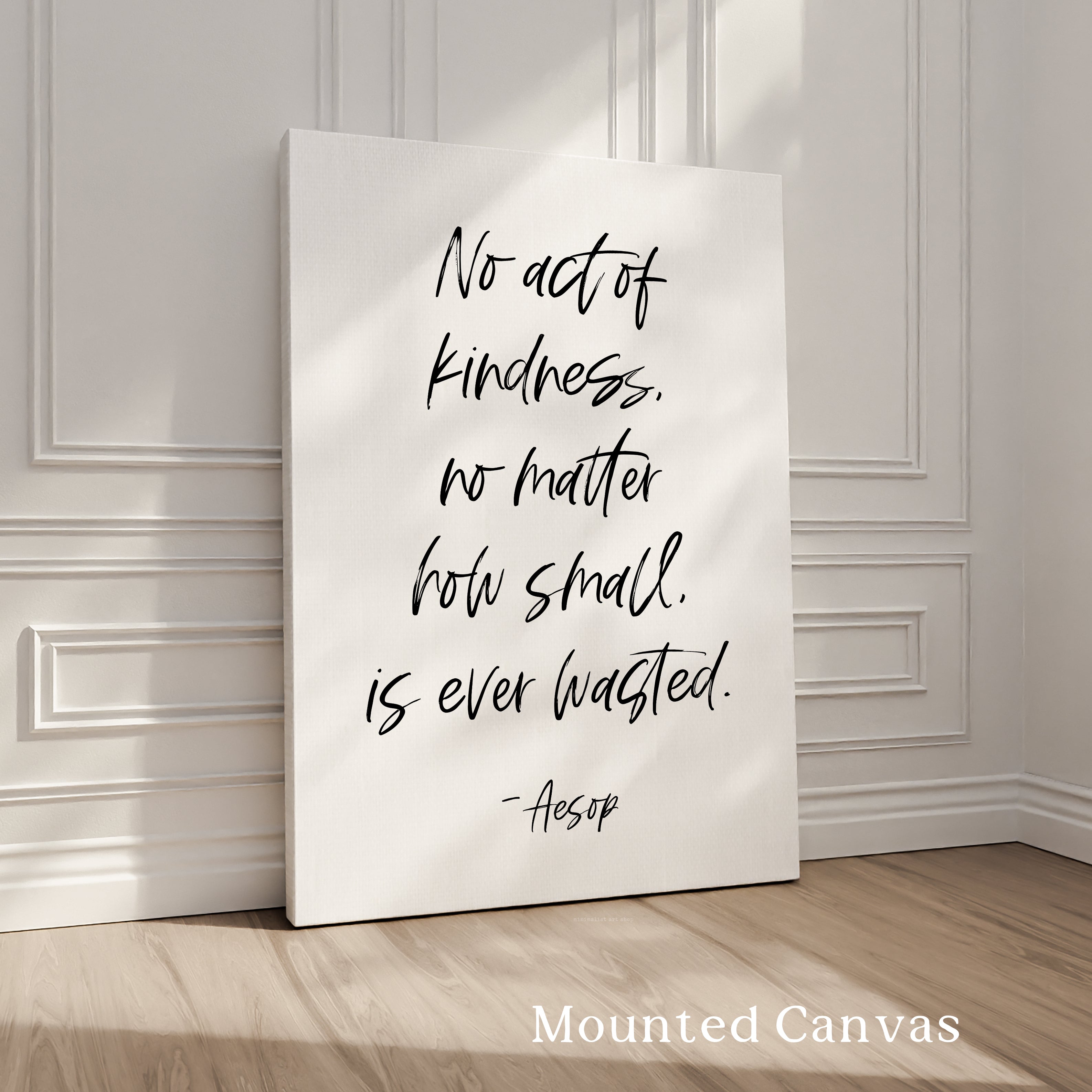 Mounted Canvas