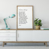 A Nurse's Prayer Art Print - Prayer for Nurses, Gift for Nurse, Hospital Wall Art, Graduation Gift for Nurse, Nurse Prayer Art Print