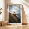 Coquille River Lighthouse Print in Bandon, Oregon,  Moody Coastal Photography by Jessie Dysart