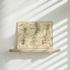 Oregon Skyline Trail: Vintage Trail Map Art Print,  1936 US Forest Service