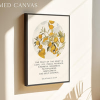 Fruit of the Spirit,  Is love, joy, peace, patience, kindness,  Galatians 5:22•23,  Art Print