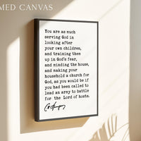 Charles Spurgeon Wall Art, Christian Parenting Quote, Motherhood Print, Faith Family Decor, Christian Gift