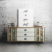 Just Do Your Best Typography Print,  Inspirational Print - Encouragement Print - Affirmation Print - Home Wall Decor - Minimalist Decor