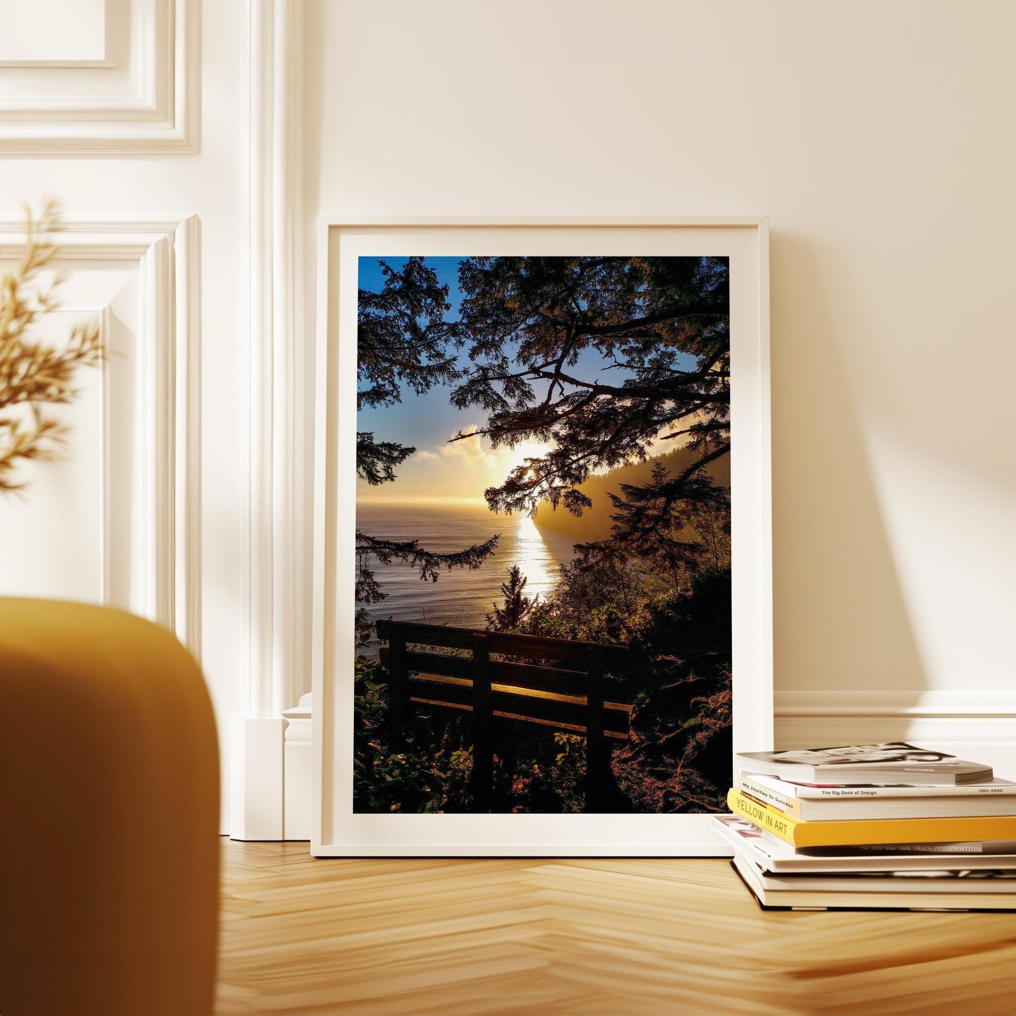 Oregon Coast Sunset Print by Jessie Dysart, Pacific Northwest Landscape Photography
