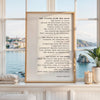 She Flirts With the Moon Literary Print, Poetry Art, Jessie Dysart Poem, Nature Lover Gift