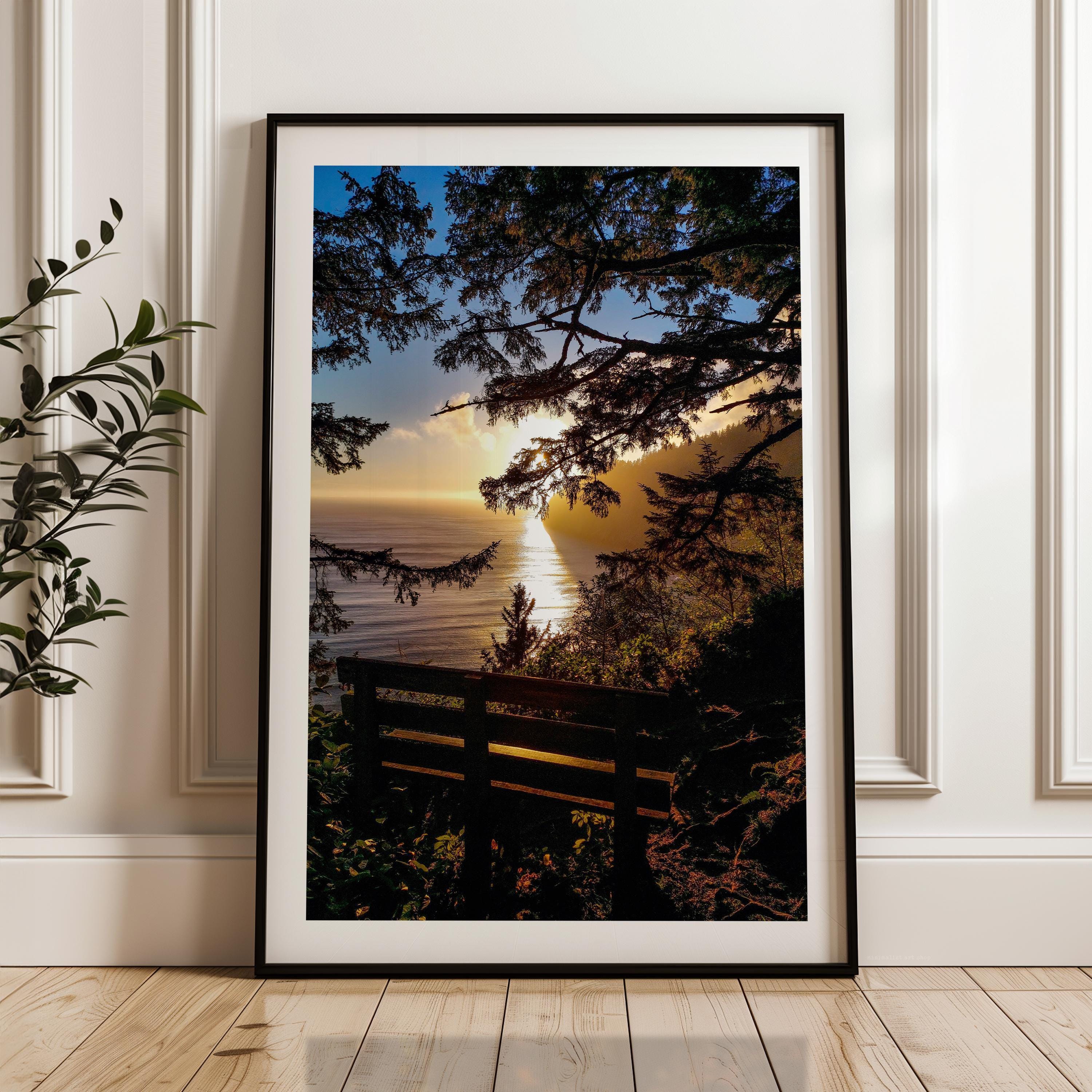 Oregon Coast Sunset Print by Jessie Dysart, Pacific Northwest Landscape Photography