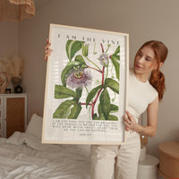 I Am The Vine,  You Are the Branches,  Mary Walcott Maypop,   John 15:5,  Art Print