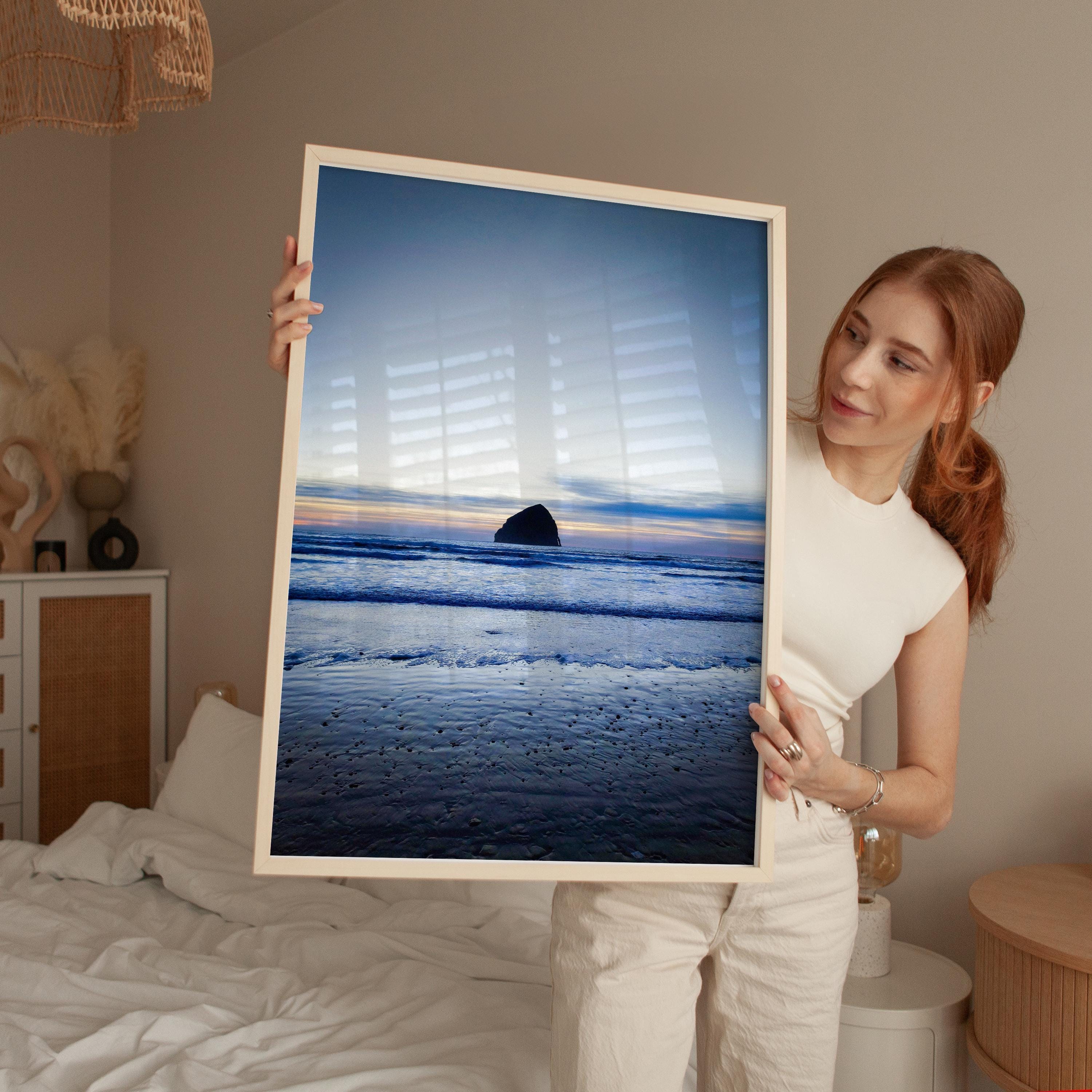 Oregon Coast Wall Art,  Cape Kiwanda Pacific City Sunset Photography Print,  Coastal Beach Ocean Seascape Fine Art by Jessie Dysart