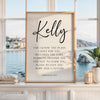 Jeremiah 29:11 Bible Verse Personalized Print, For I Know The Plans, Christian Wall Art
