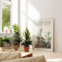 Are not five sparrows sold for two cents? Yet not one of them is forgotten before God. Luke 12:6-7 Art Print with Yellow-winged Sparrow