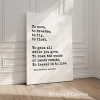 Mounted Canvas
