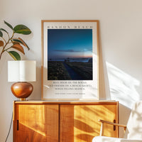 Bandon Beach Oregon Print by Jessie Dysart, Coastal Photography & Haiku Typography Art