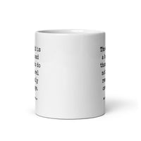 The world is a book, and those who do not travel read only a page. Saint Augustine Quote - Typography Coffee Tea Mug