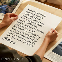 Charles Spurgeon Wall Art, Christian Parenting Quote, Motherhood Print, Faith Family Decor, Christian Gift