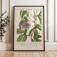 I Am The Vine,  You Are the Branches,  Mary Walcott Maypop,   John 15:5,  Art Print